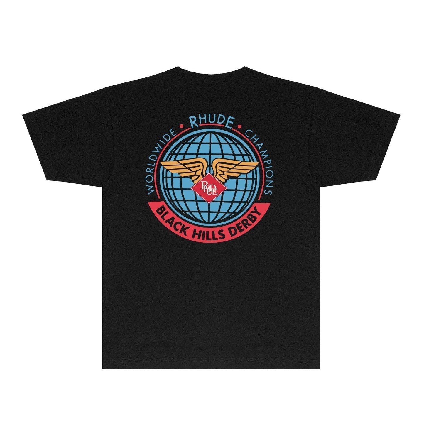 Rhude T-shirts Printed Trendy Pure Cotton