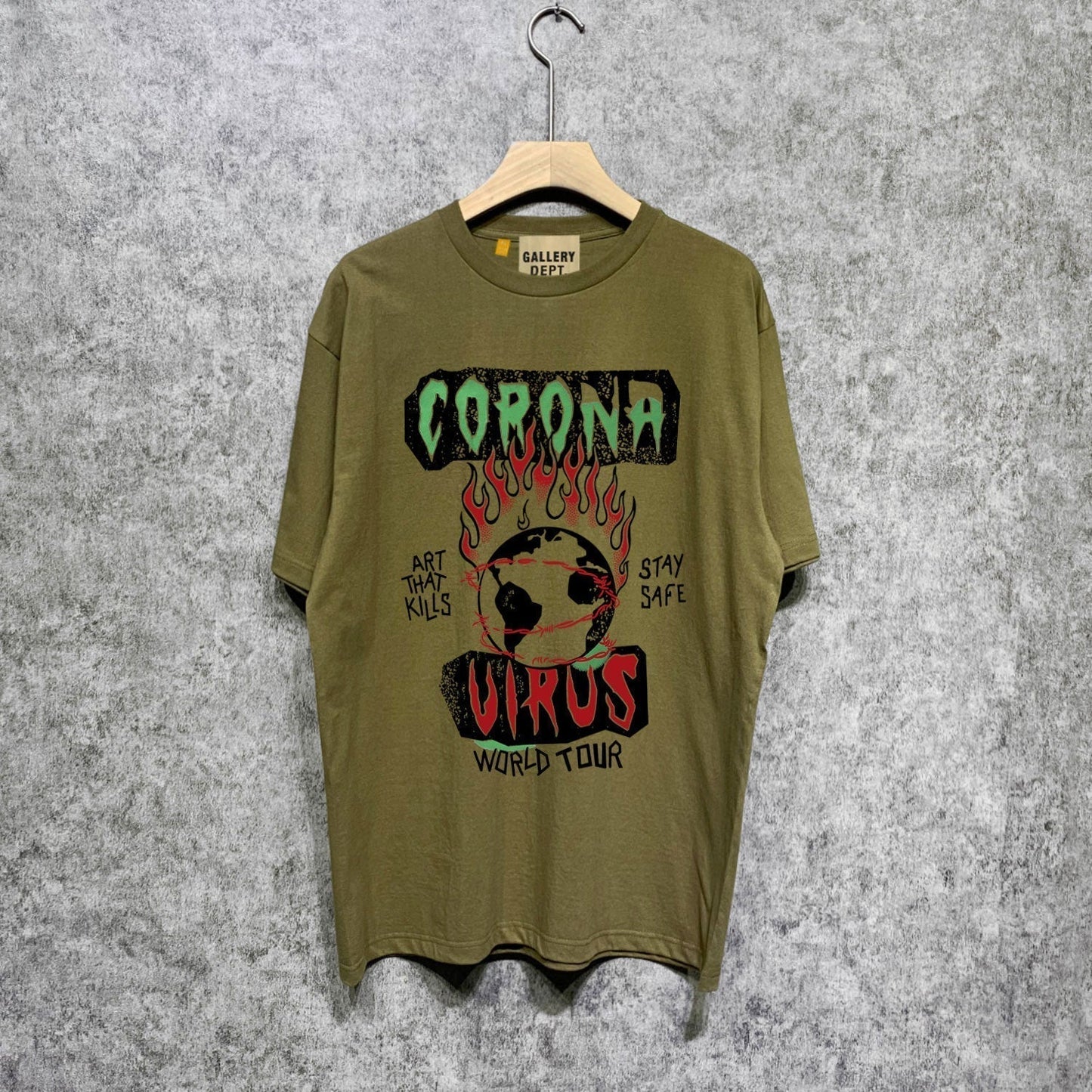 Gallery Dept T Shirts European And American Tee Shirt Short Sleeve T-Shirt Blouse